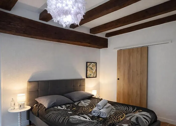 Daire De Charme Avec Cheminee Decorative *