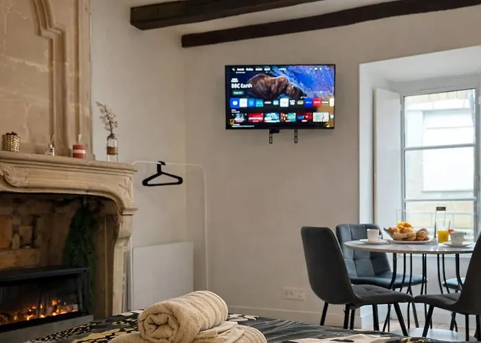 De Charme Avec Cheminee Decorative Daire *