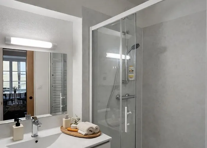 Daire De Charme Avec Cheminee Decorative *